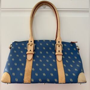 Dooney and Bourke Blue Patterened Purse